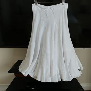 Seabreeze 🇺🇸 NWT Flamingo Skirt White